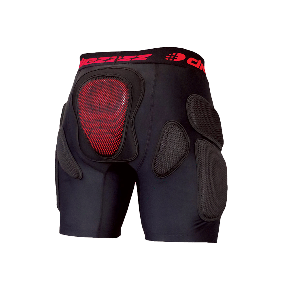 Short de protection pour ski, vélo Freeride 2AC* Black/Red