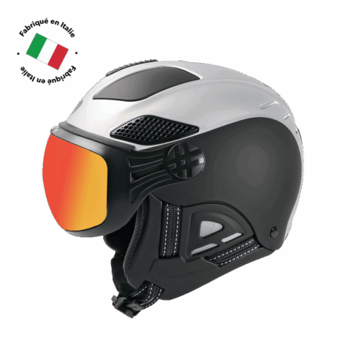 CASQUE VISIERE LOUNA II VENTURY Touchy - MID SILVER