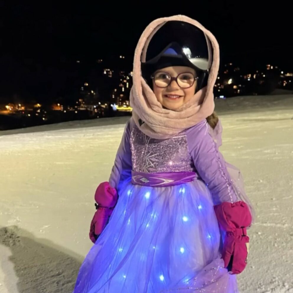 casque ski enfant piste ajusté sécurité