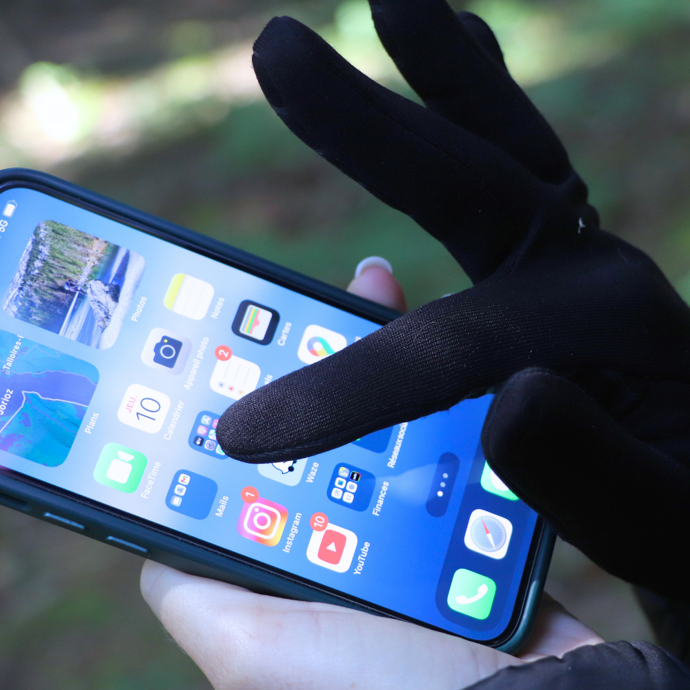 VERSA Gants Femme - BLACK