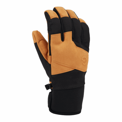 MTN CREW Gants de ski Homme - BLACK/TAN