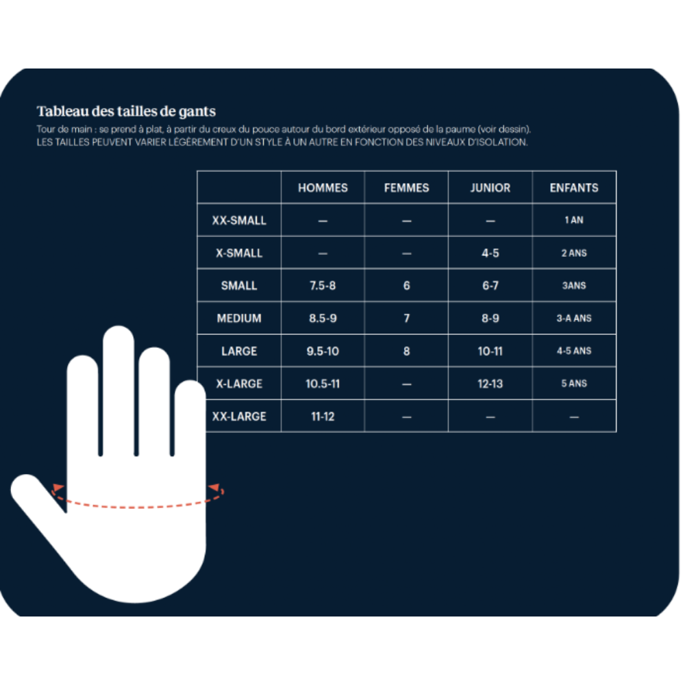 SPRING Gants Homme - TANGO RED