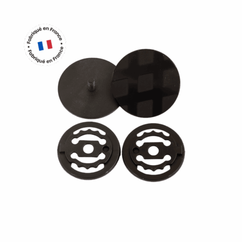 KIT VIS ALU POUR VISIERE - BLACK
