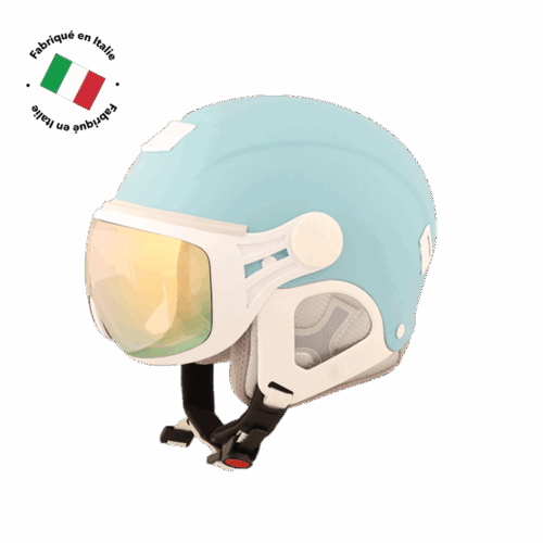 CASQUE VISIERE GIANNY COLOR - BLEU GLACIER