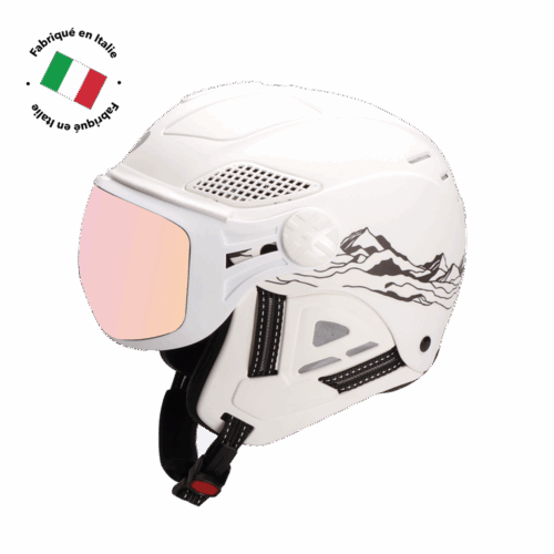 CASQUE VISIERE LOUNA II FASHION - WHITE MOUNTAIN