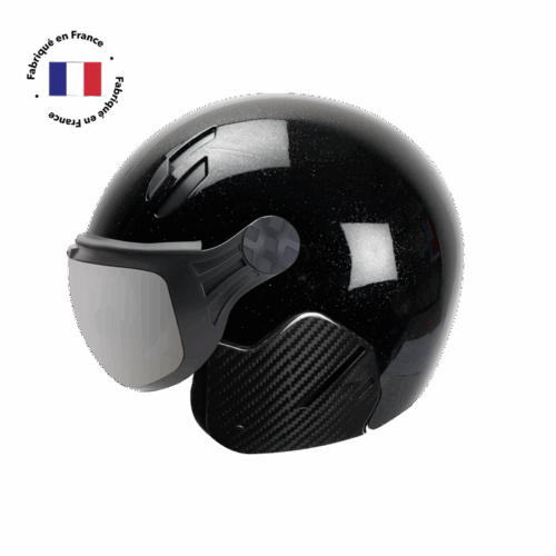 CASQUE MAJOR CARBONE VISIERE INFINITE - NOIR BRILLANT