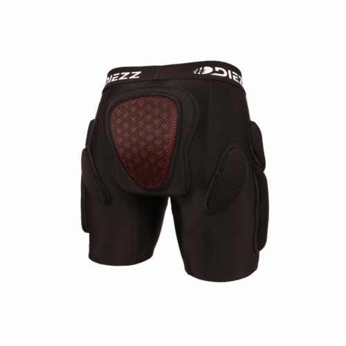 SHORT DE PROTECTION FREERIDE 2AC* - BLACK/RED