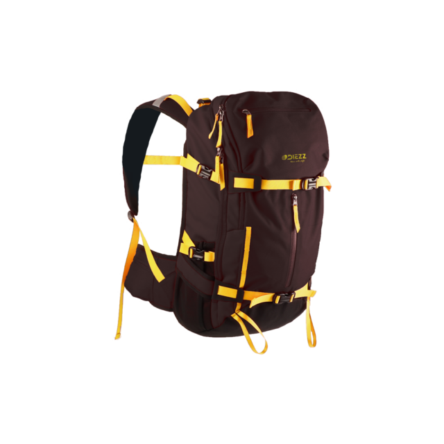 Sac Hillbilly 30L Black & Yellow – profil