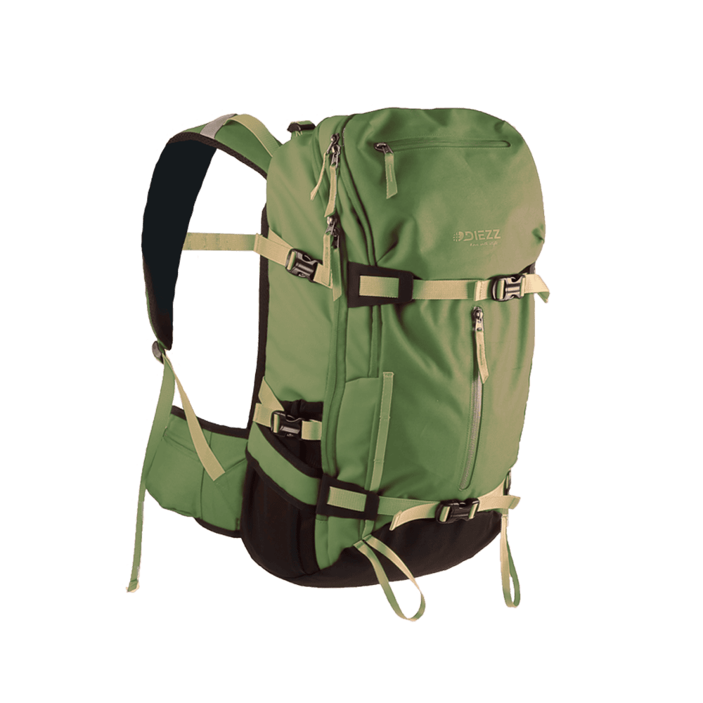 Poche Banque à Soufflet JPC 900312 - Nylon Vert Avec Poche Zippée Et Fenêtre Transparente