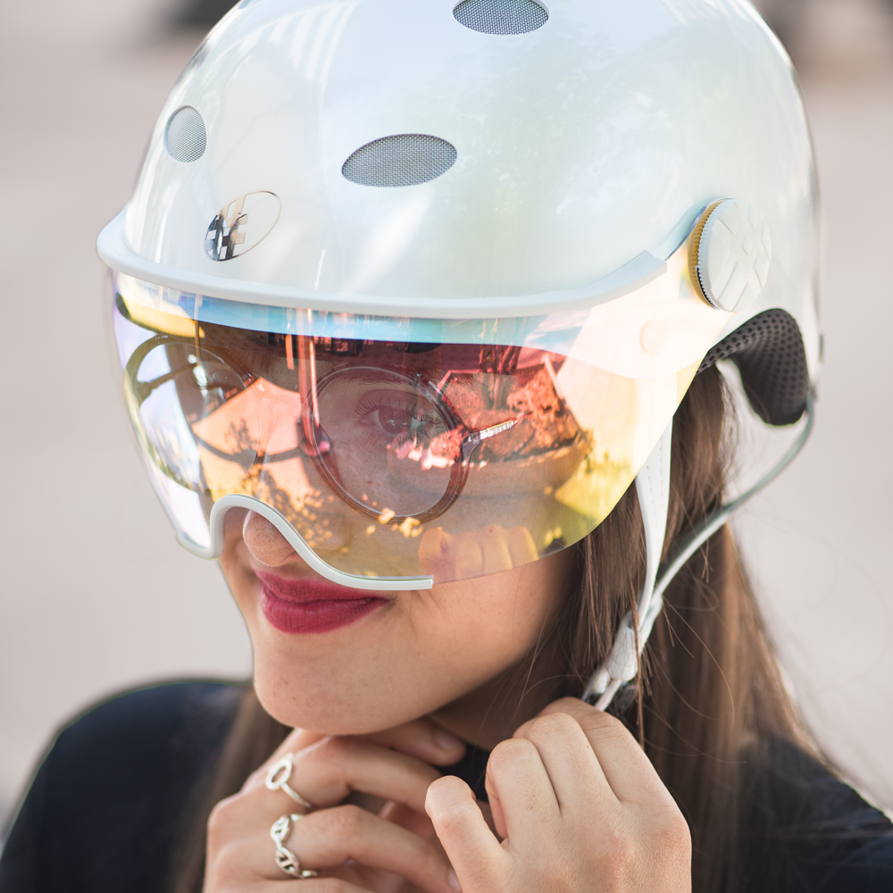 Casque velo a visiere best sale