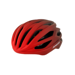 Casque de vélo de route rouge foncé avec LED arrière
