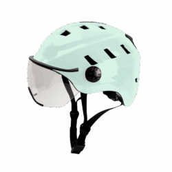 CASQUE VELO EDGE LED visière - MENTHA