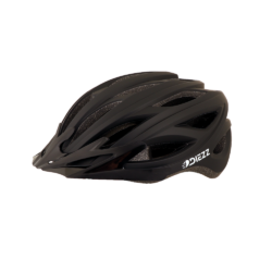 Casque vélo noir polyvalent avec visière intégrée